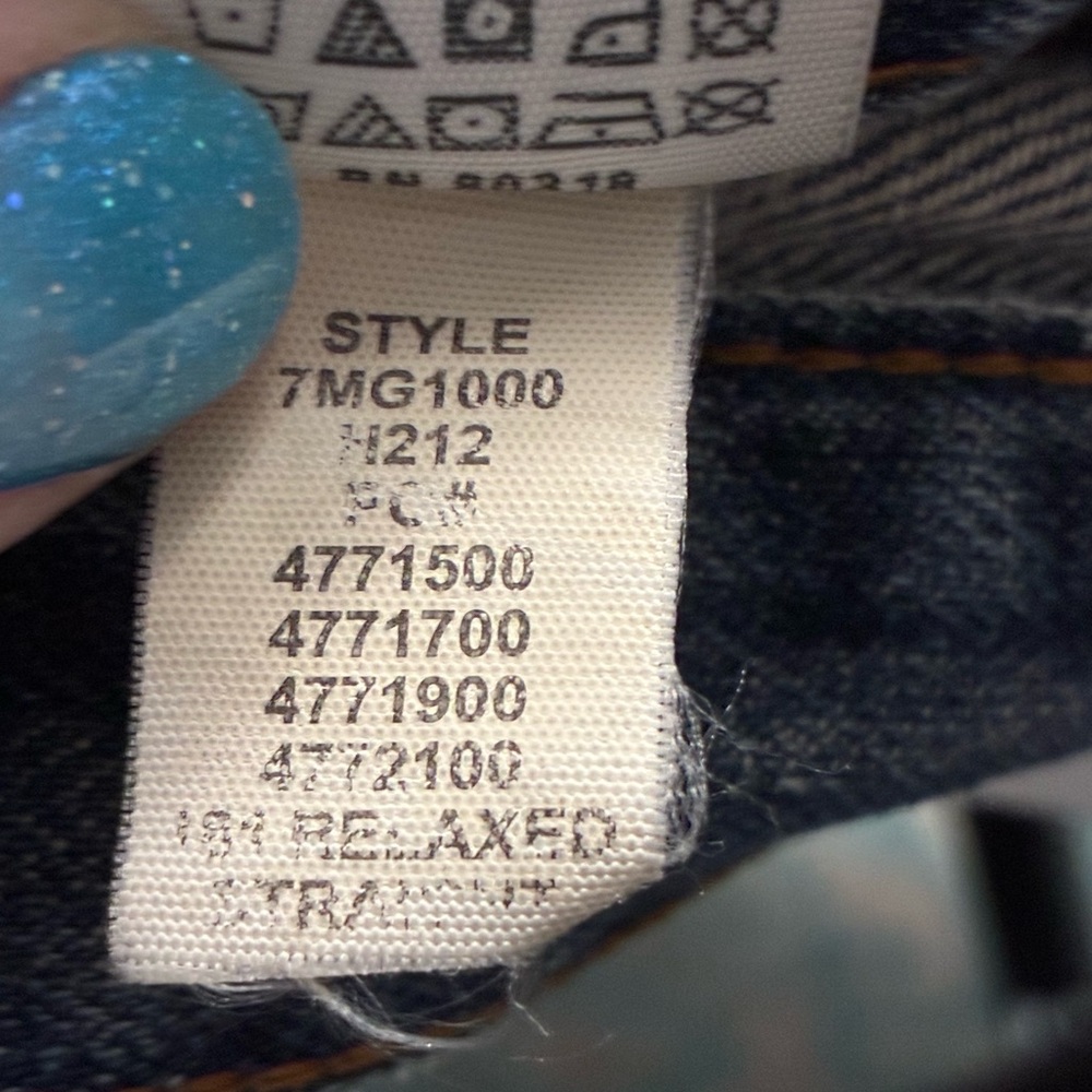 Lucky Brand 181 Men’s Relaxed Straight Jeans Size 30 (Fits 29 x 32) - Picture 6 of 9